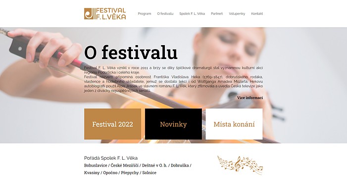 Festival F. L. Věka – ve spolupráci se studiem Peacock